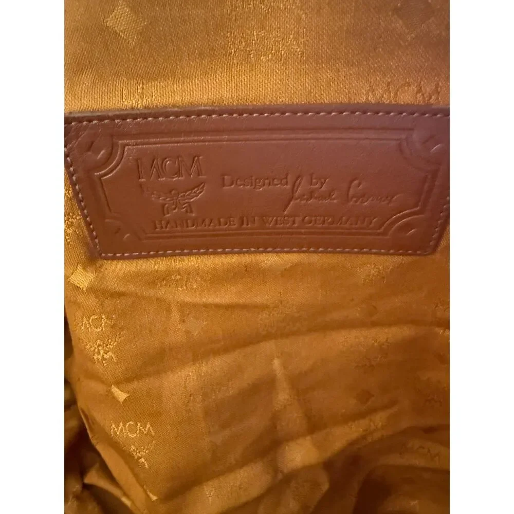 EUC MCM XL Weekender Travel Duffel Bag